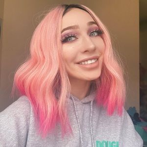 Pink lacefront wig 🌸🍓💕